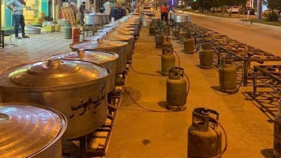 الأنبار قبل قليل.. “أكبر سحور جماعي” في وداع رمضان وليلة القدر (صور وفيديو)