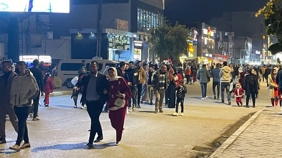 Baqubah’s down town Lights Up with New Year’s Celebrations