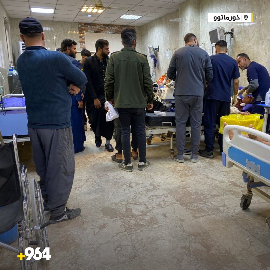 لە خورماتوو بەهۆی وەرگەڕانی پاسەکەیانەوە 13 کەس برینداربوون