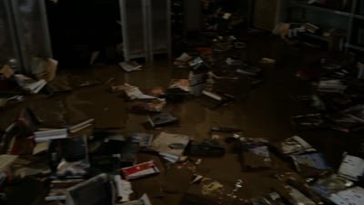 کتێبخانەى چەمچەماڵ؛ لافاو وێرانى کرد