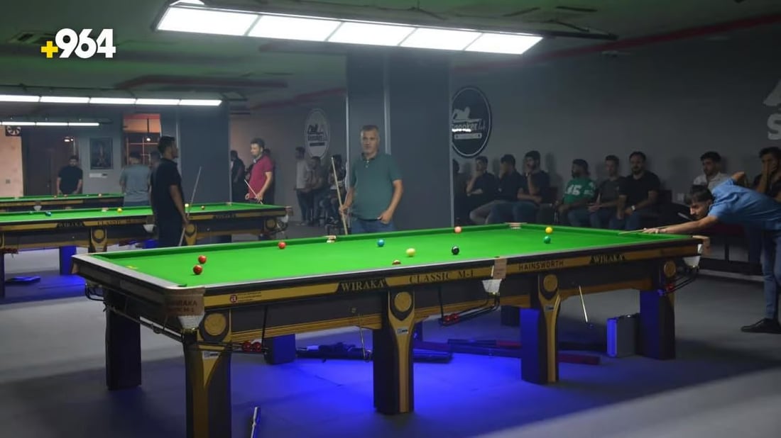 Pawan Tayfur clinches victory in Sulaymaniyah snooker championship