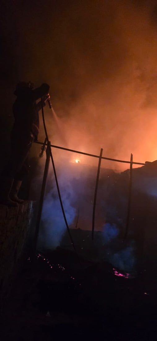 لە قەزای باتیفا خانوویەک سووتا