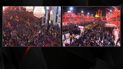 الآن بث مباشر.. الليلة الكبيرة بين الحرمين في كربلاء