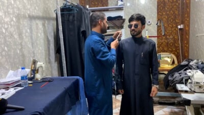 Pakistani tailor brings Gulf fashion to Iraq’s Rabia