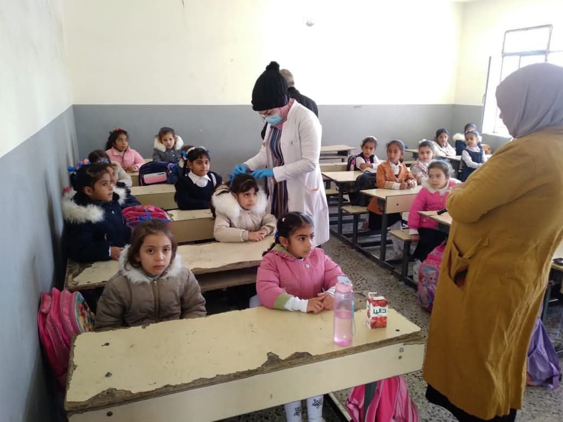 پۆلیس و تەندروستی دوزخورماتوو سەردانی قوتابیان دەکەن