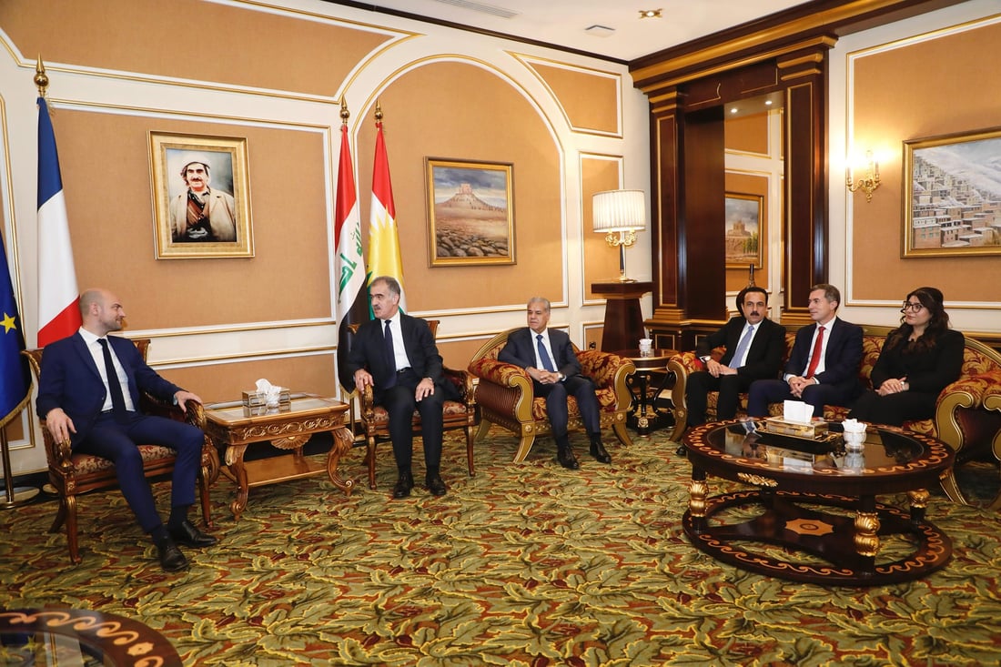 وەزیری دەرەوەی فەرەنسا گەیشتە هەولێر