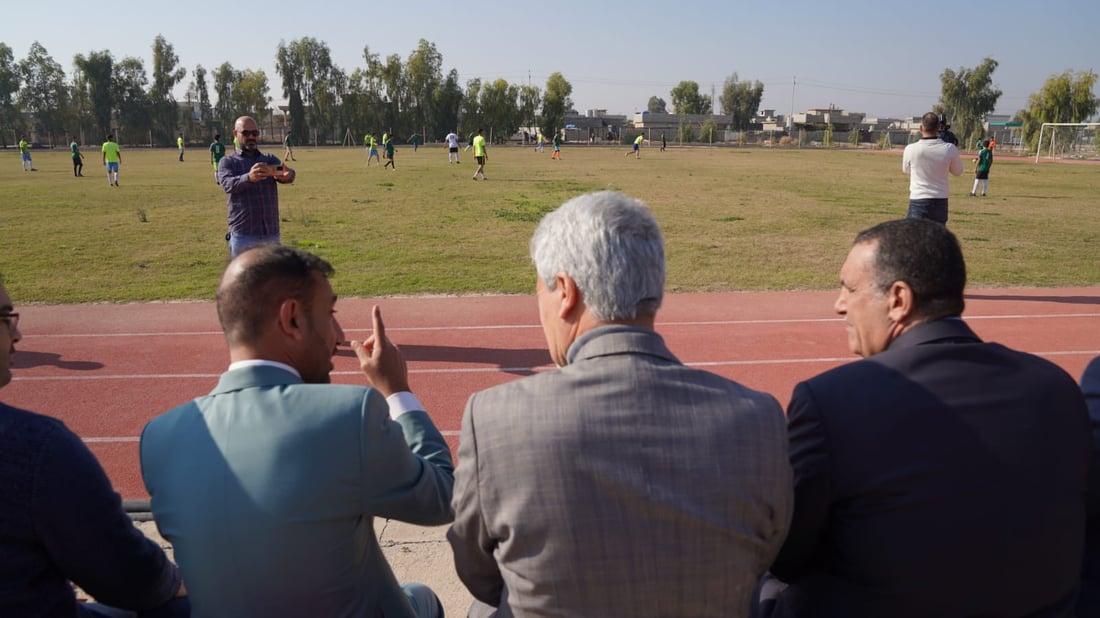 افتتاح ملعب ناحية “يايجي” غربي كركوك (صور)