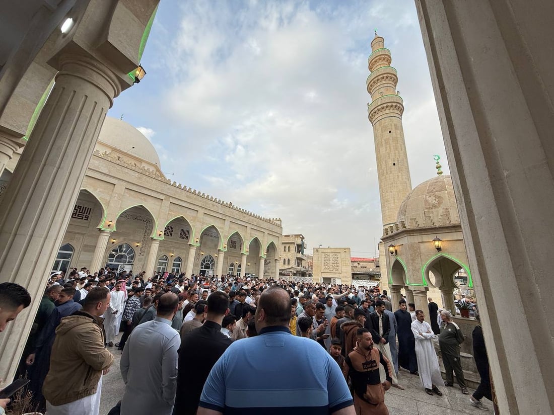 964 غطت صلوات العيد في كل العراق والختام من جامع النبي شيت بأيمن الموصل