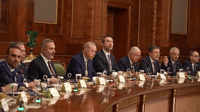 فيديو من داخل اجتماع وفد أردوغان بكبار مسؤولي إقليم كر...