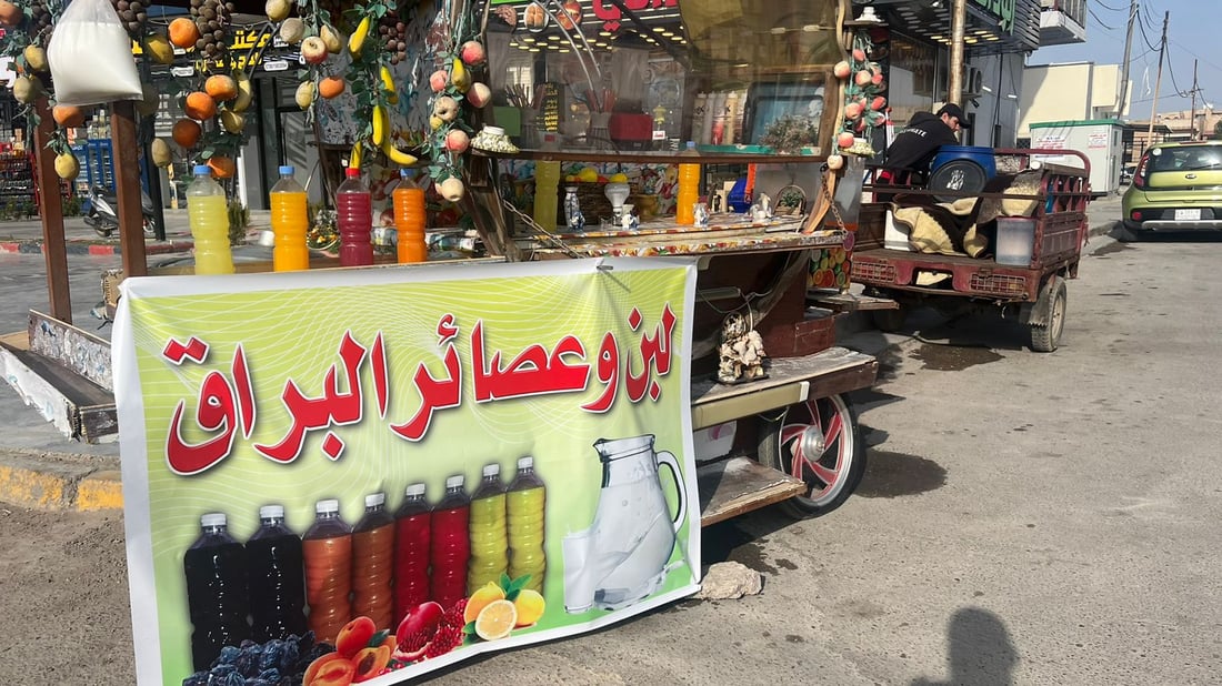 صور: 15 عربة لبيع العصائر واللبن في الغزالية.. و”الرزق على الله”