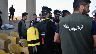 القائم: “فريق غواصين” جاهز للإنقاذ.. ومنظمة أميركية توفر المعدات (صور)