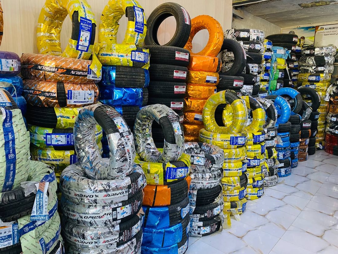 ميسان: سوق الإطارات “البالة” ينتعش بسبب اضطراب الدولار