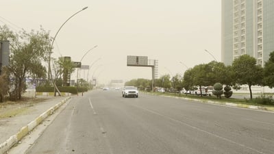 عواصف ترابية تجتاح كركوك والموصل ومدن كردستان وتشل حركة السير