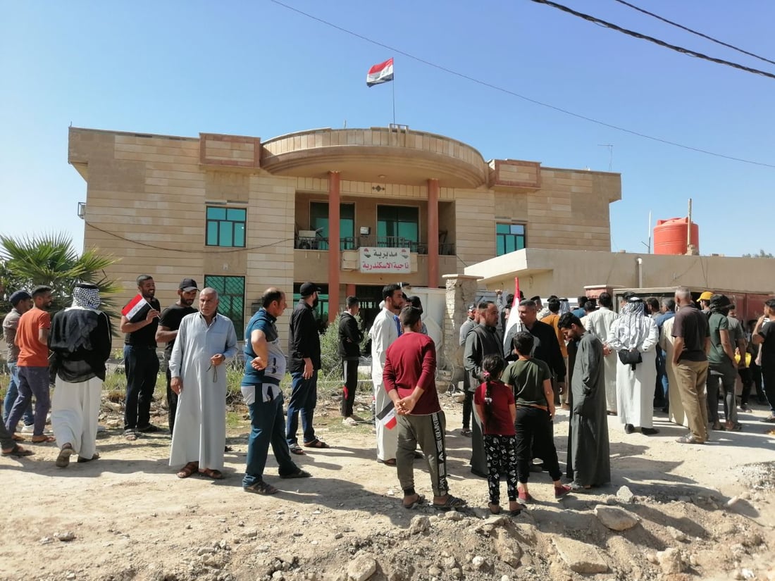 “الجفجافة” لم تزرع منذ موسمين.. تظاهرة لإنعاش نهر الإسكندرية في بابل (صور)