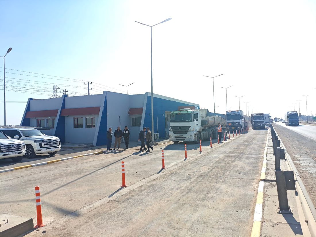 بابل تفحص أوزان الشاحنات بـ3 محطات جديدة والسواق يطالبون بمهلة (صور)