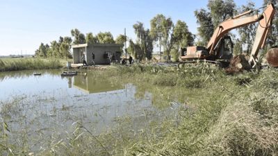Authorities launch operation to dismantle unlicensed fish ponds in Tuz Khurmatu