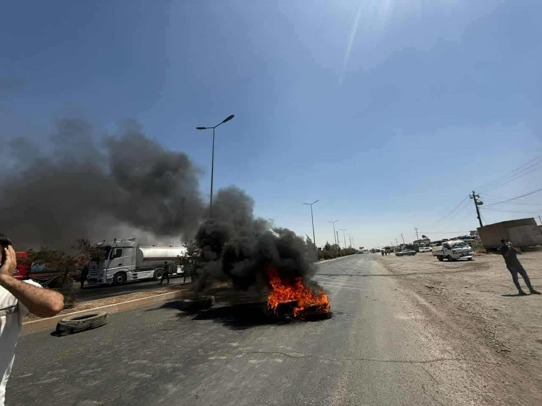 رێگای سەرەکیی هەولێر – موسڵ داخرا