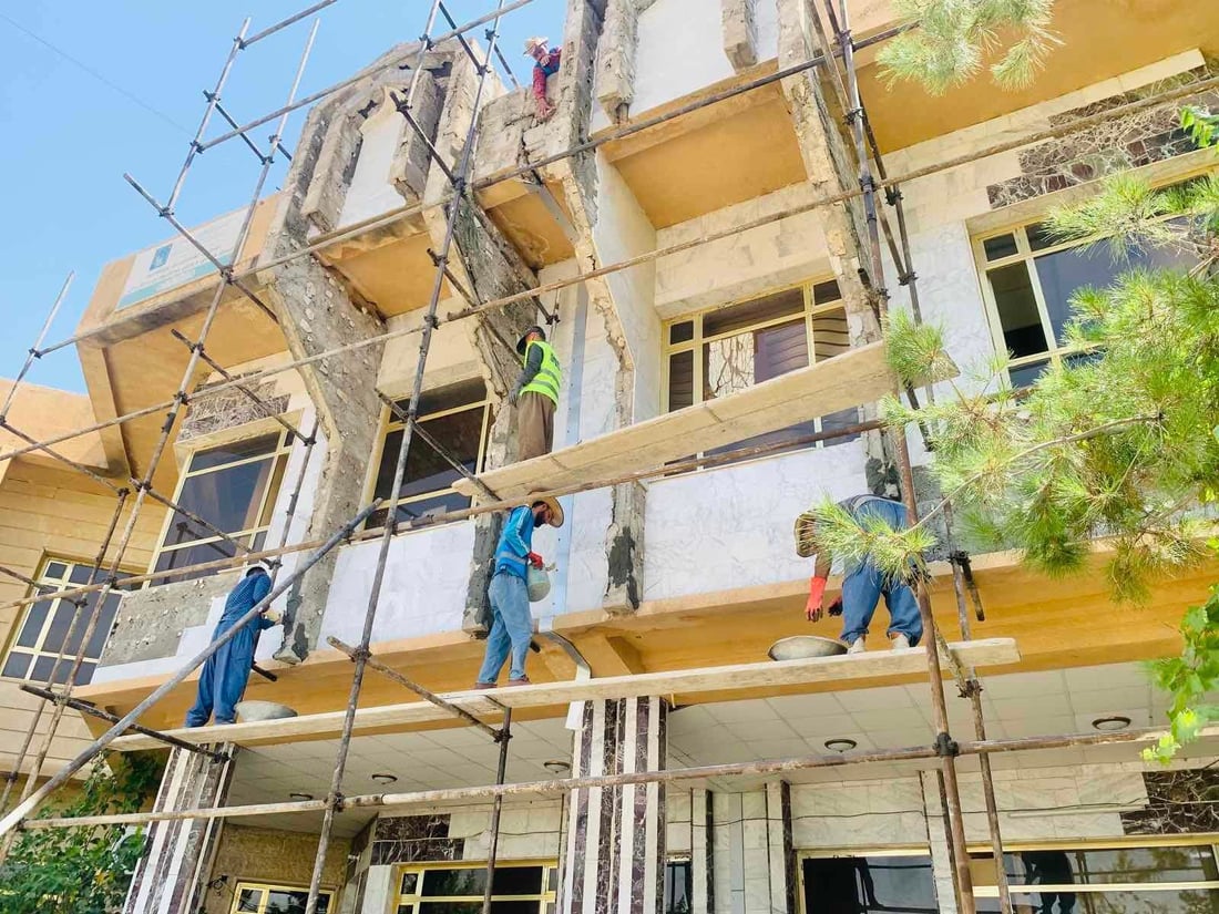 رێکخراوی کۆچ بینای کتێبخانەی گشتی عەربەت نۆژەن دەکاتەوە