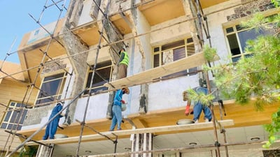 رێکخراوی کۆچ بینای کتێبخانەی گشتی عەربەت نۆژەن دەکاتەوە