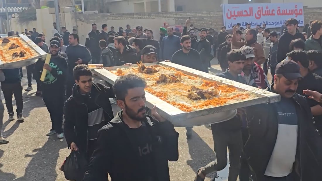 فيديو: العمارة تستقبل ضيوف الصدر بأكبر سفرة 