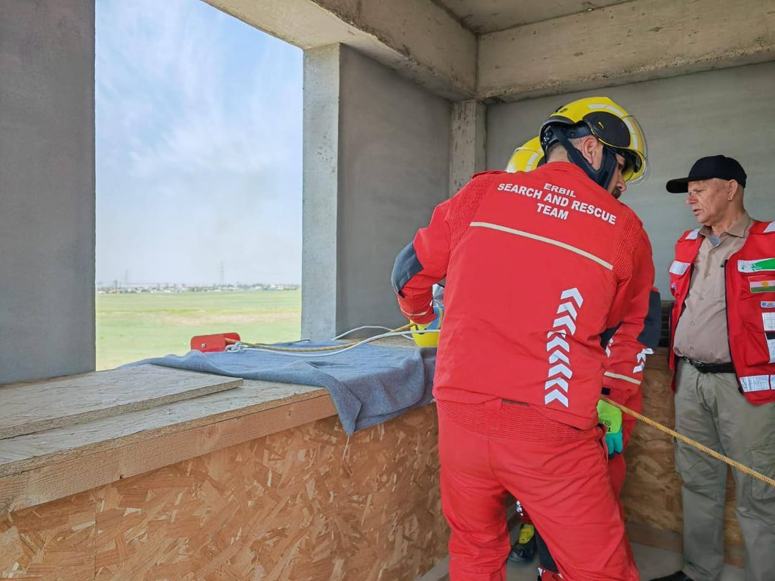 کارمەندانی بەرگری شارستانی هەولێر بوون بە پسپۆڕی رزگار کردن