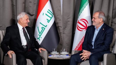 Iraqi president meets Iranian counterpart on sidelines of UN General Assembly