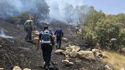 بەم بەرەبەیانە چەند ئاگریك لە سنووری سلێمانی کەوتنەوە