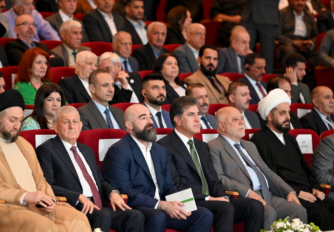 بارزاني يمازح طالباني في مؤتمر “اليكتي”: هل ستبقى رئيساً بعد 5 دقائق!
