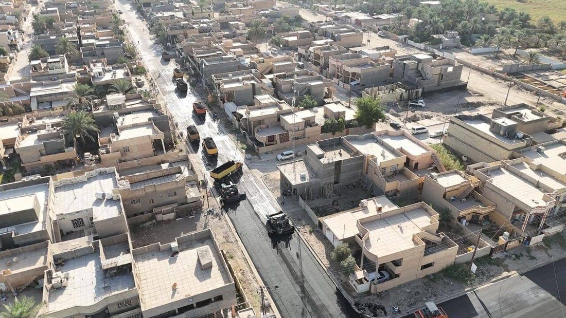 صور من الطارمية: إنجاز 4 مشاريع خدمية جديدة ومواصلة العمل بـ5 أخرى