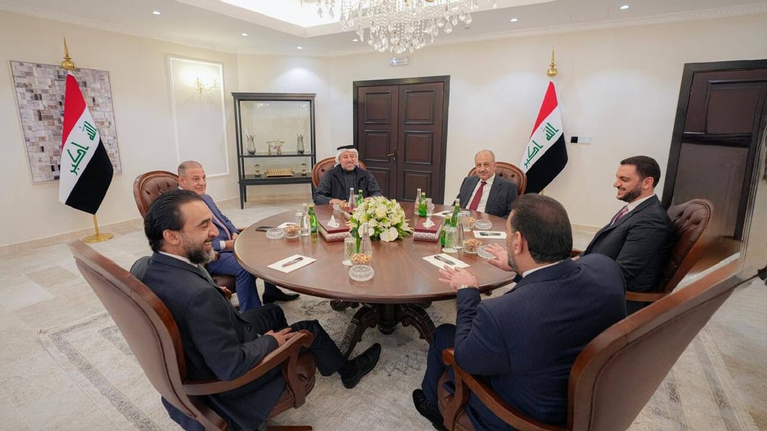 الإطار السني يجتمع في منزل هيبت الحلبوسي بغياب مثنى السامرائي