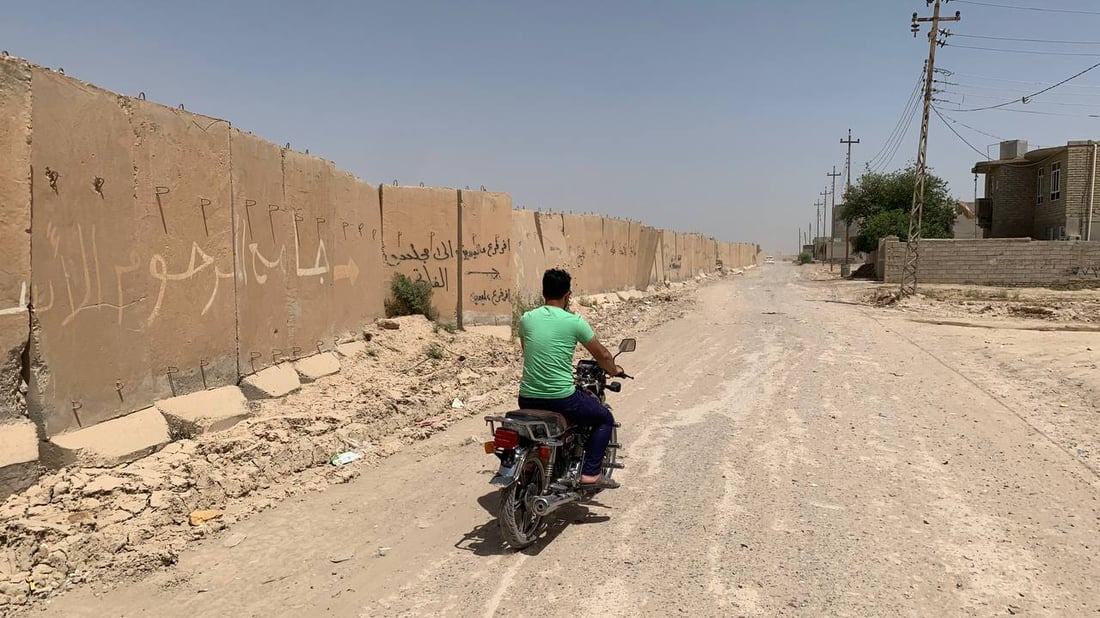 القائممقام يبشّر بقرب نهاية جدار سامراء.. ابتلع أراضي الآلاف (فيديو)