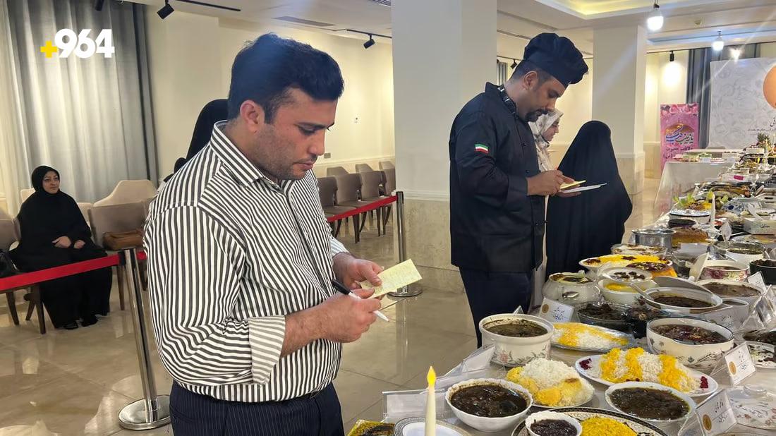 Iranian women in Baghdad showcase culinary skills in traditional cooking competition