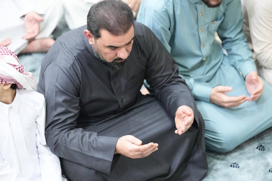 الوحيد الذي فتح بابه للمصلين في الأنبار.. صور من صلاة العيد بجامع الكرمة الكبير