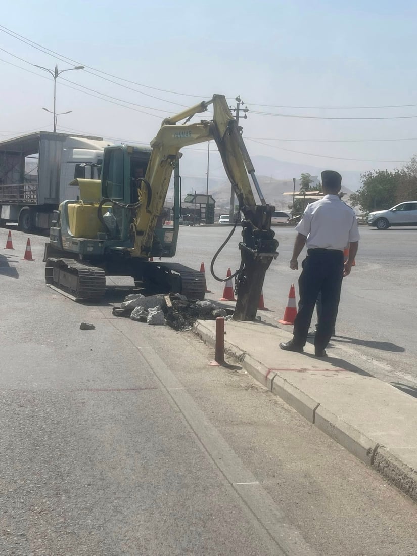 رێگای تانکەر و بارهەڵگرەکان لەناو قەزای دەربەندیخان جیا دەکرێتەوە