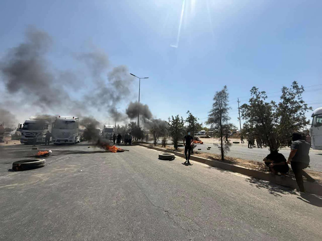 رێگای سەرەکیی هەولێر – موسڵ داخرا