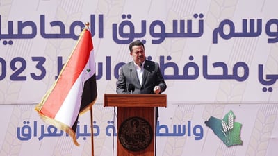 السوداني: قد نرفع سعر شراء طن الحنطة من الفلاح العراقي إلى مليون دينار