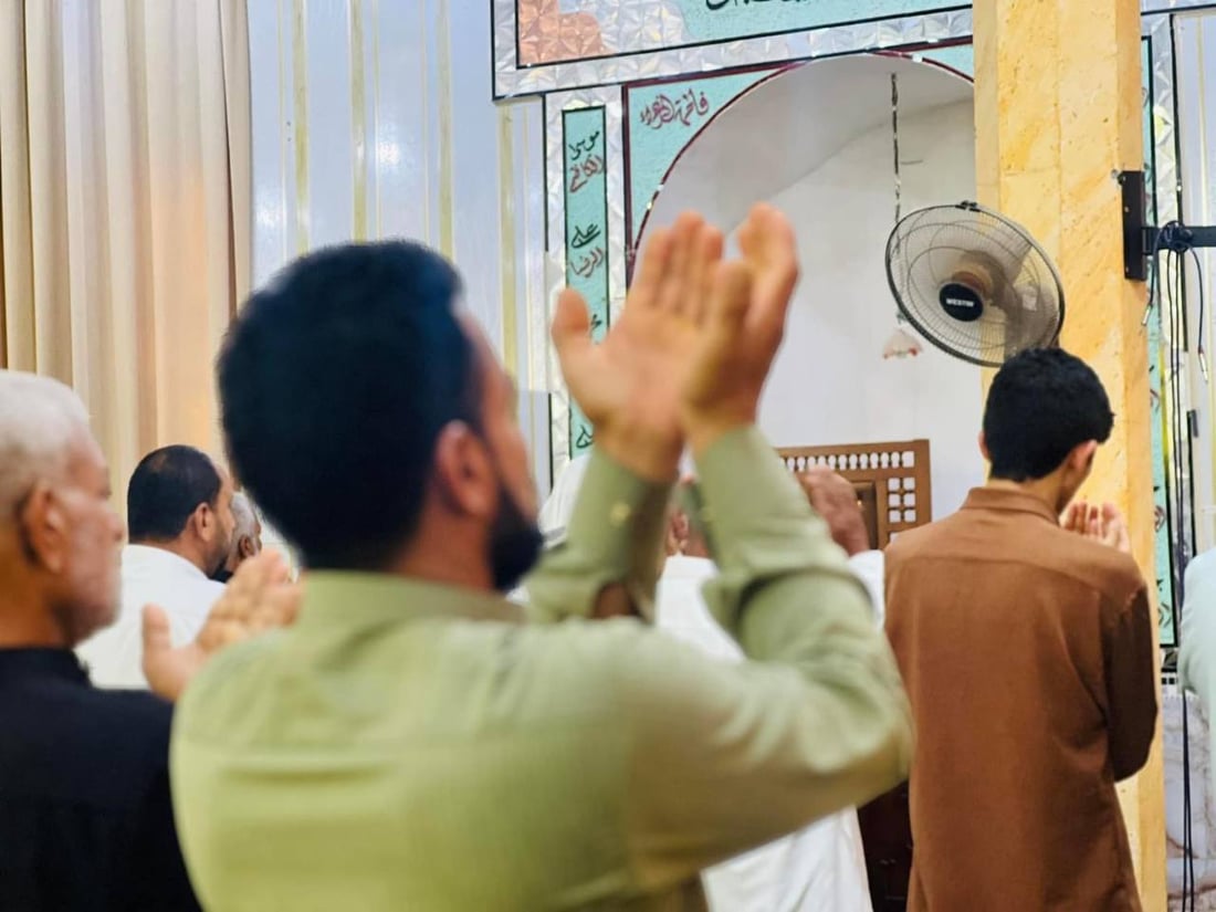 صور من صلاة العيد الموحدة في مسجدي الأبلّة والرسول الأعظم وسط وشمال البصرة