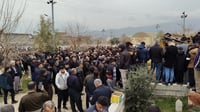 گۆڕستانی گوڵان بوو بە دوا مەنزڵگەی وریا حەمە کەریم