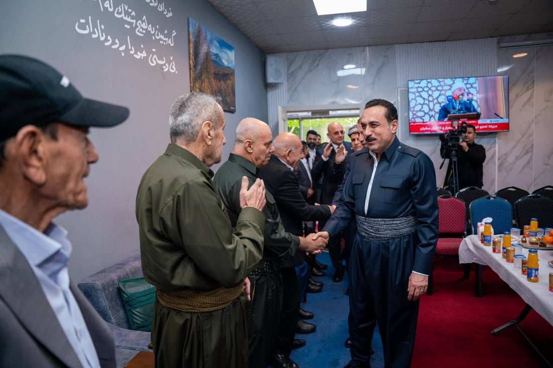 پارێزگاری هەولێر بۆ پیرۆزبایی جەژن چووەلای بەساڵاچووان