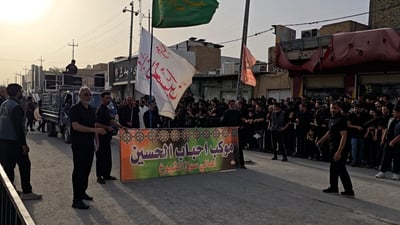 موكب “شهيد الجمعة” يتقدم 400 مسيرة في سوق الشيوخ ويستعد لأضخم تشابيه عراقية