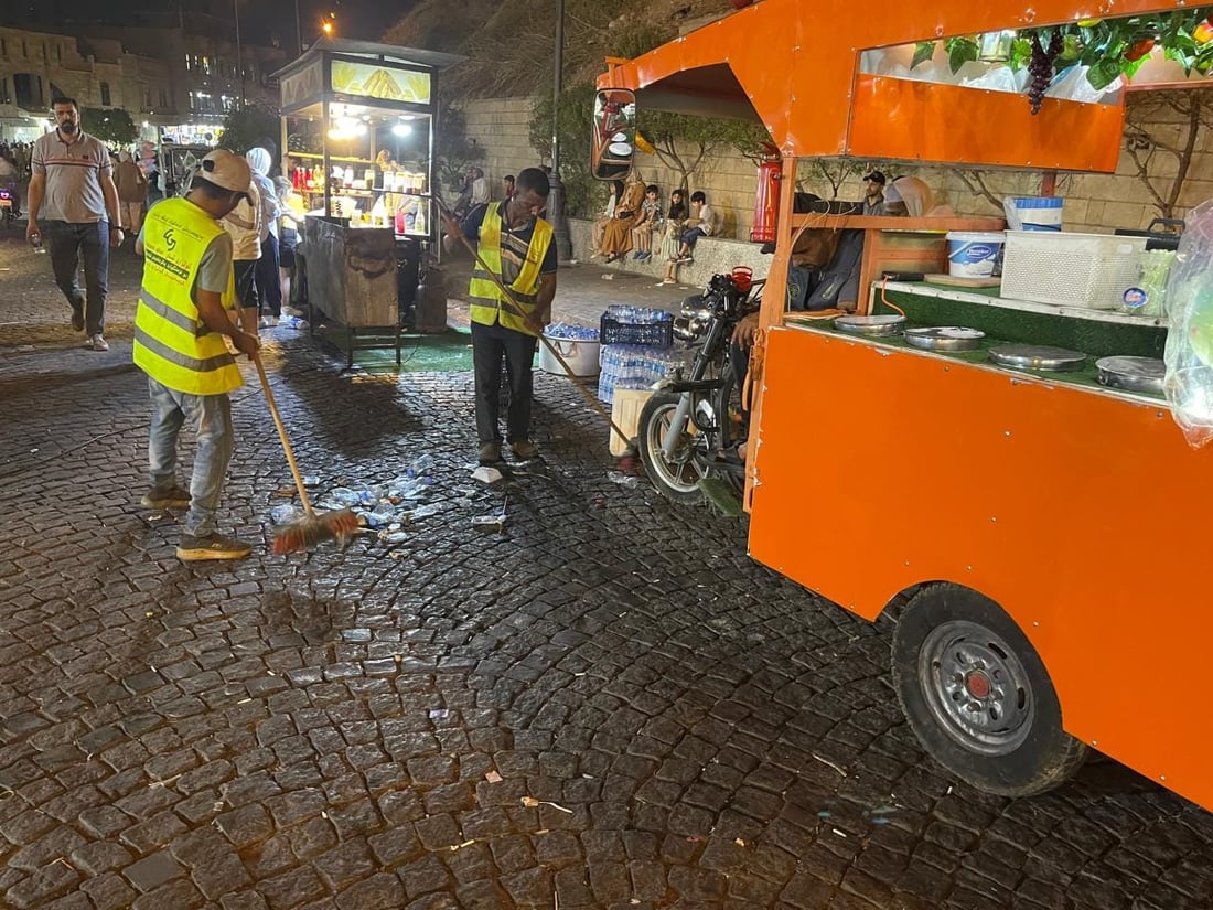 لە رۆژێکدا زیاتر لە 60 تۆن زبڵ لە هەولێر کۆکرایەوە