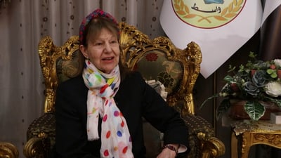 البارونة نيكلسون تبحث فرص الشركات البريطانية في واسط وتبشر بـ”عصر ذهبي” (فيديو)