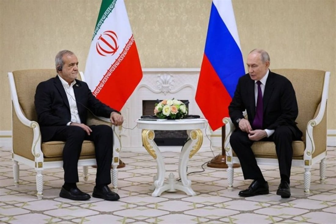 پزیشکیان چووە روسیا و پوتینی بینی