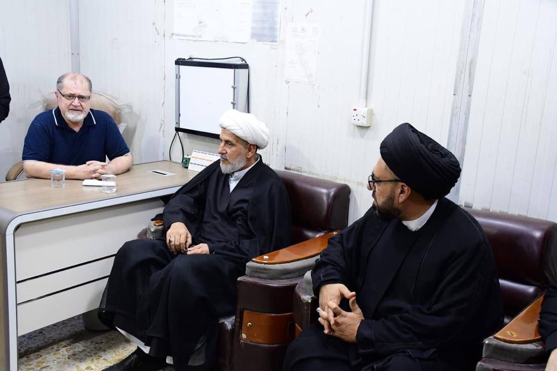 صور: وفد مقتدى الصدر يصل إلى مكان فاجعة الكوت