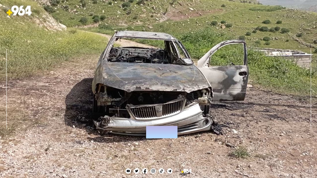 بۆ میوانی چوو بوو تاکسیەکەی ئاگری گرت
