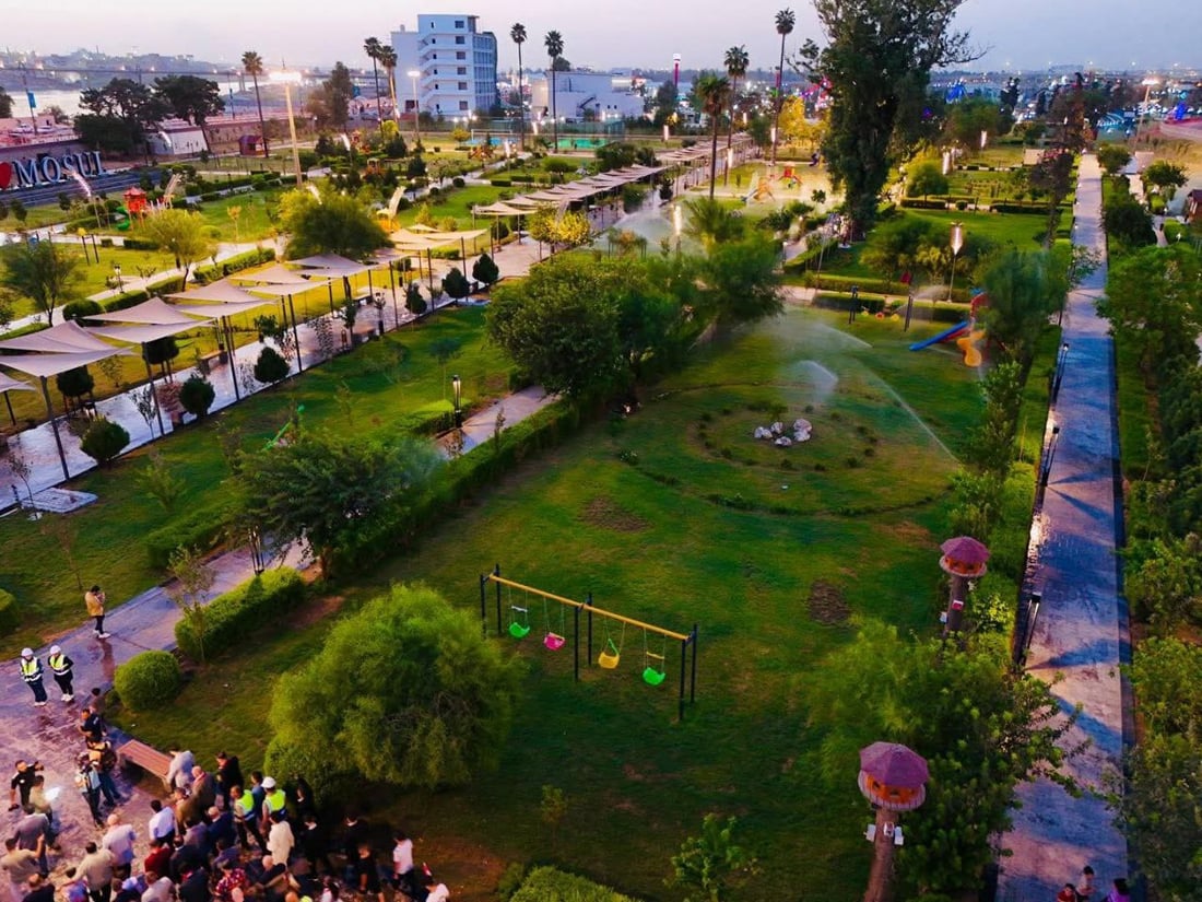 الموصل تضيف متنفساً جديداً.. افتتاح حديقة الشعب بعد إعادة تأهيلها (صور)