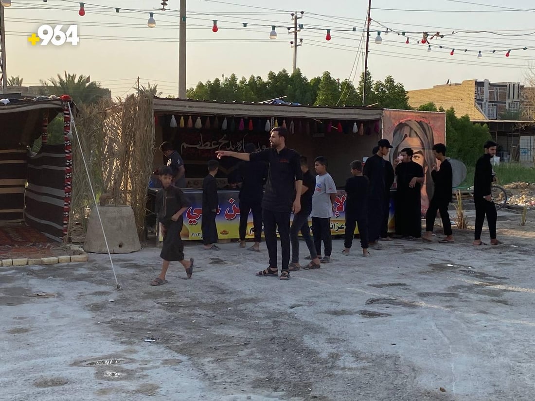 صور: مواكب ذي قار أوقدت تحت القهوة بانتظار “مشاية الأربعين”