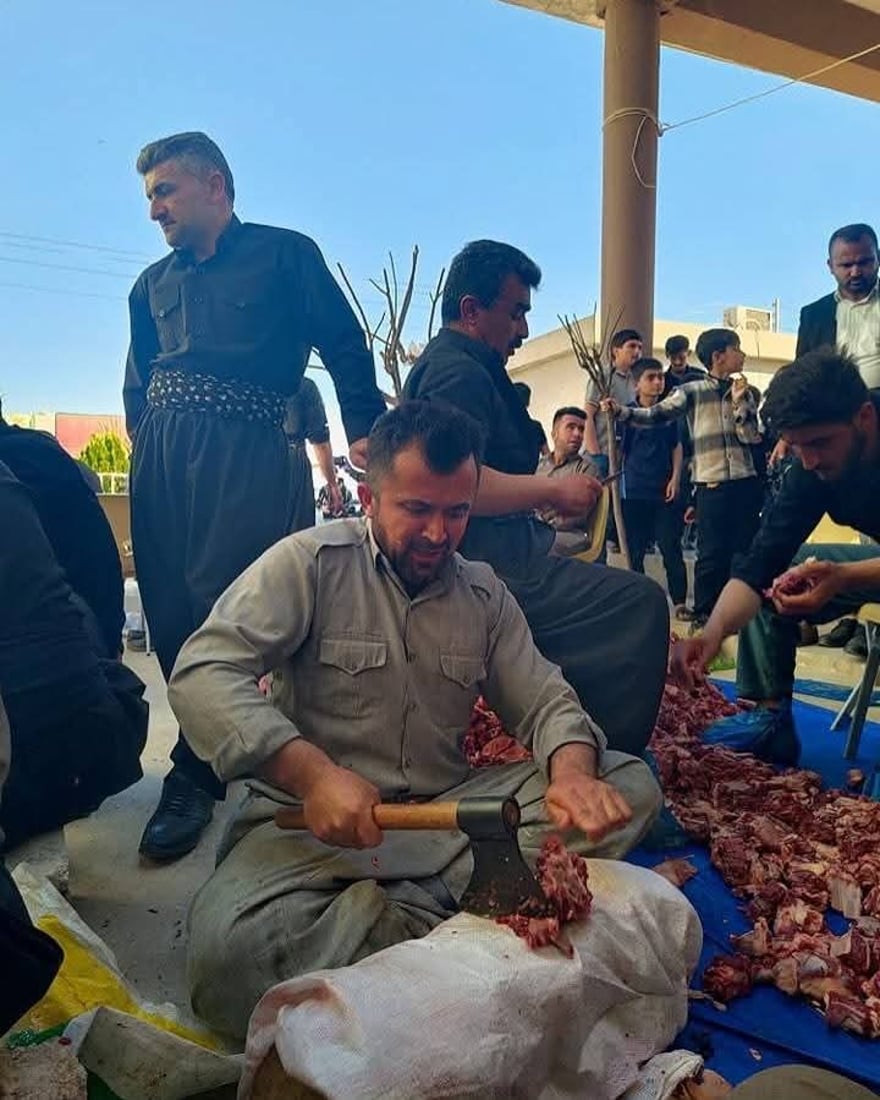 گوندی دوگۆمان لەپشدەر 87 سەر مەڕ و بزنیان کرد بە خێر