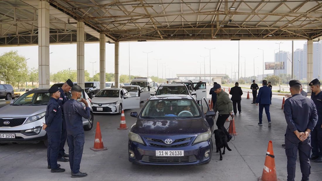 صور: تسهيلات جديدة للمسافرين في مطار بغداد تعتمد الكلاب البوليسية K9