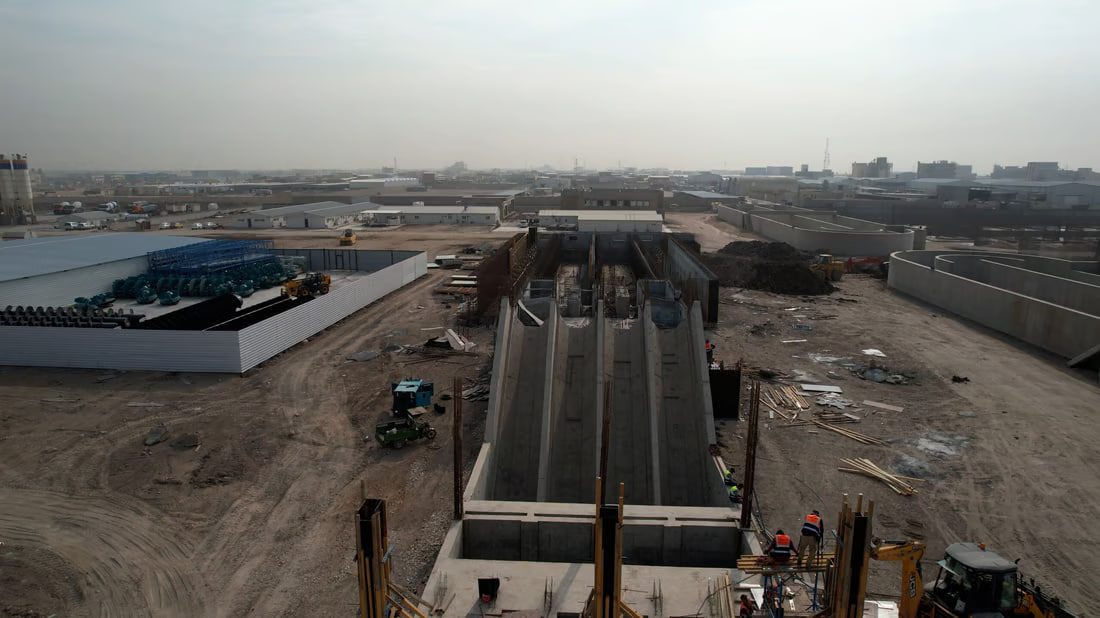 [PHOTOS] Progress at new Basra sewage treatment project